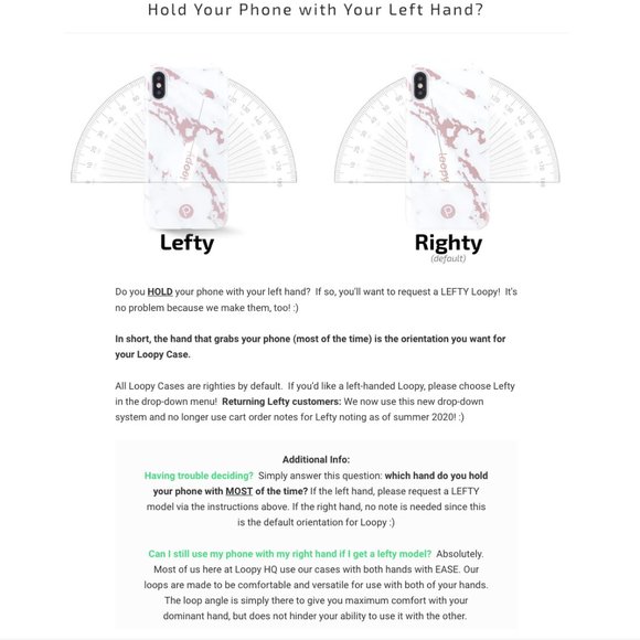 Impossible To Find LEFTY Loopy Smart Phone Protection Case iPhone 11 Pro - Picture 2 of 4